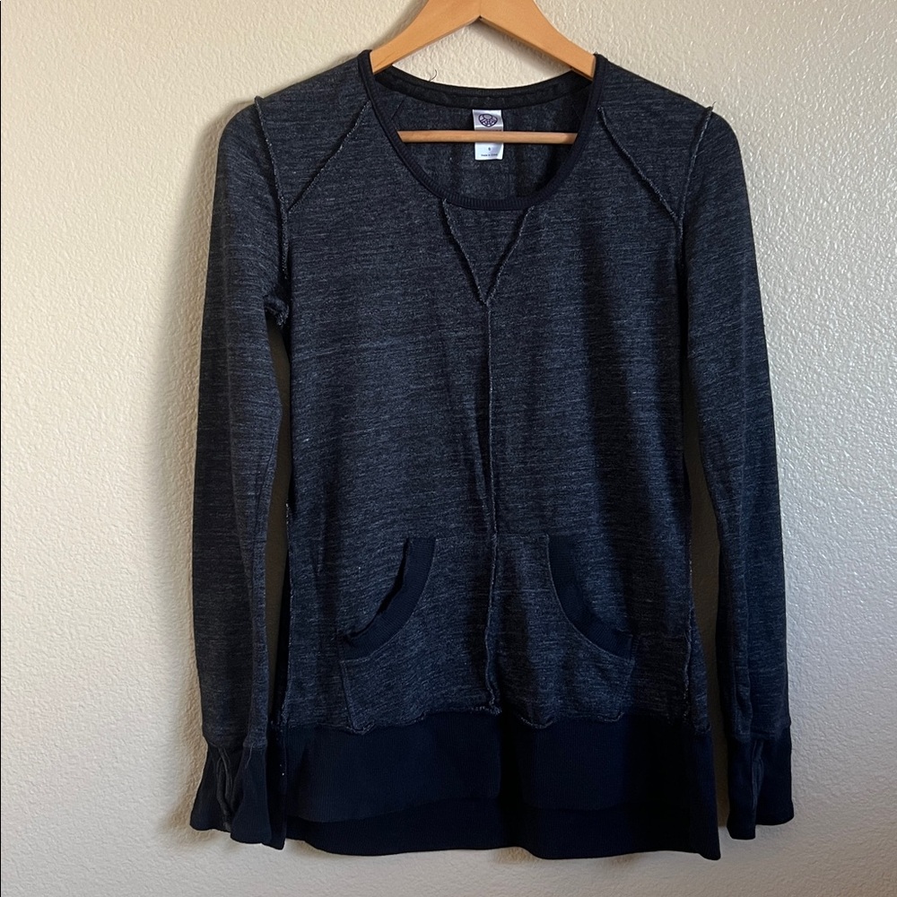 Women's Long Sleeve Black Top